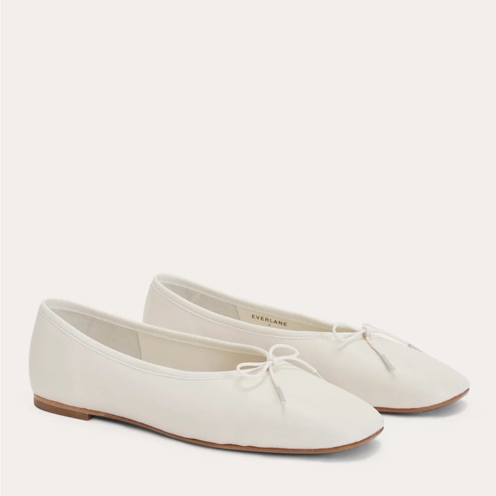 Everlane Ivory Ballet Flats
